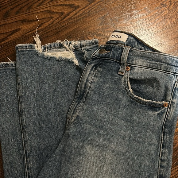 Pistola Lennon High Rise Cropped Boot in Meyer - Picture 6 of 6